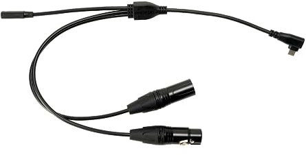 Aputure Adaptador USB tipo C a DMX Amaran con cable estándar de entrada y salida de 5 pines con puerto de carga USB-C y conector hembra USB-C