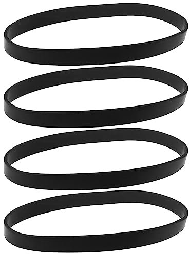 ECSiNG 4PCS Rubber Drive Belt Compatible with Hoover 91LA1702 Breeze Evo Vacuum Cleaner 350mm Circumference 12.6mm Width Closed Loop Timing Belt Black