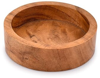 EDHAS Tabletop Wine Racks Acacia Wood for Beer and Champagne Tray- Counter Décor Wine Accessories For Kitchen Tabletop Pantry Bars (12.7cm x 12.7cm x 3.81 cm)