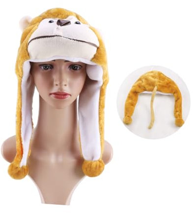 KOMBIUDA Tierhut Aus Strapazierfähigem Material Niedliches Cartoon-design Für Kinder-cosplay Und Auftritte Lustiges Für Kleine Und Große Fans