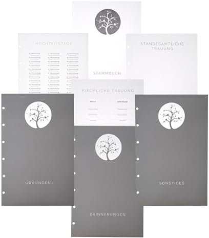 KATEX Stammbuch Einlagen – Einleger für Stammbücher im Urkunden/A5 Format