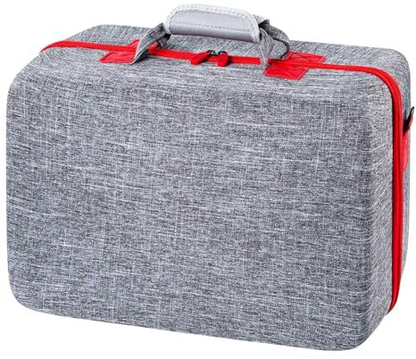 Sacoche de Transport pour PS5 Slim - Console de Jeux/Digital Edition/Controller & Accessories,Protective Travel Storage Bag for Sony PS5 Slim (Gris)