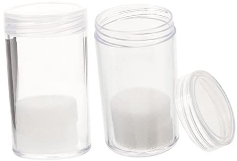 EXCEART 2pièces Tubes À Monnaie Plastique Transparent Pour Rangement Support De Collection Pratique