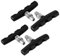 Aolegoo V-Brake Bremsschuhe 70mm Symmetrisch Fahrrad Bremsbeläge (2 Paar-Schwarz)