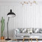HANGJINLI Papier peint 3D blanc Imitation de grain de bois Papier peint de luxe maison Chambre Salon Décoration murale minimaliste non tissé (0.53x9.5m)