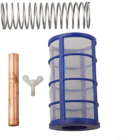 Advokingtap Kit de repuesto de ánodo de cobre, repuesto de ionizador de piscina alimentado por energía solar, adecuado para la mayoría de los modelos de ionizadores con un requisito de tamaño