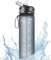 FULDENT Trinkflasche mit strohhalm 1L Sport Wasserflasche [Trinkflasche BPA Frei] Trinkflasche mit rutschfest Gummi Grip Geeignet für Die Fahrrad, Outdoor, Schule, Gym