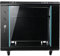 NICCOO 9U Server Rack Data Cabinet Wall Mounted Storage Rack for Home, Office, Server Room Computer Equipment with Lockable Glass Door and Wheels
