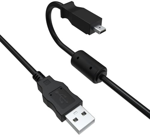 Toxaoii Easyshare Câble de données USB pour appareil photo Kodak C140 C180 C190 C310 C315 C330 C340 C350 C360 C433 C503 C513 C813 C875 V1003 V1073 Ml 340 m. Câble de charge pour appareils photo