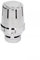 TC Full Chrome TRV Thermostatic Radiator Valve Head Only M30 Thread - GCA