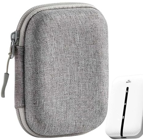 Ungtyb WiFi Hotspot Case, Hotspot Storage Bag, Router Travel Holder, WiFi Pouch Organizer with Compact and Portable Design for Routers, Chargers, Headphones, and Other Accessory