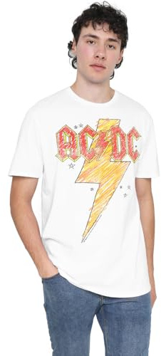 AC/DC ACDC Sketch Bolt Unisex T Shirt
