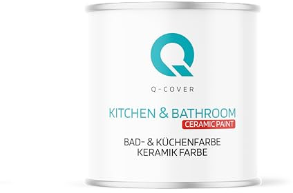 Q-COVER BAD-& KÜCHENFARBE | Schneeweiß | 2 L | für Wände – robust, schmutzabweisend, tiefmatt