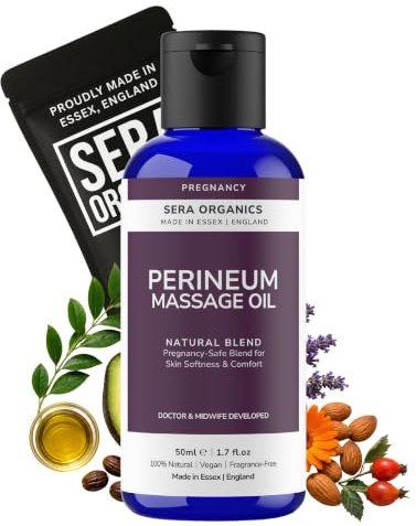Perineal Massage Oil Pregnancy & Birth Prep, Perineum Care, Vegan 50ml