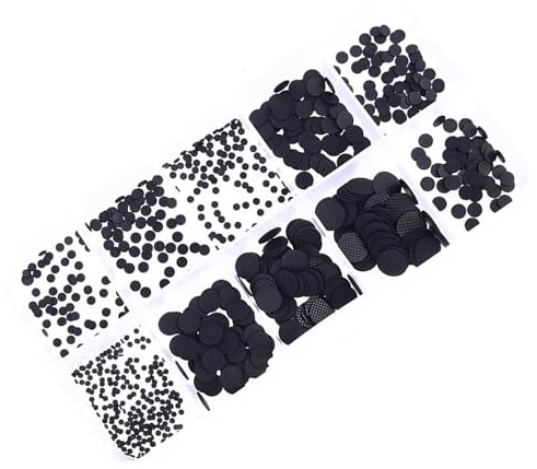 Obotsnoi 500-teiliges Tastatur-Reparatur-Set, Silikon-Pad mit mehreren Durchmessern für Fernbedienungen und Gadgets, einfach zu bedienende Fernbedienungstaste, Leitungspad