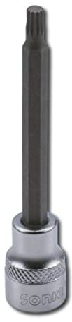 Sonic 8289010 M10 Bit-Stecknuss Xzn, 3/8, 90 MML
