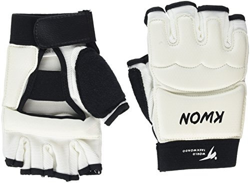 KWON Boxhandschuhe Handschutz WT World TKD, weiß, L, 4009003