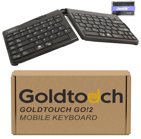 Goldtouch Go. 2 Housse de Clavier – PC & Mac Gtp-0044 Plus Jestik Chiffon de Nettoyage en Microfibre – Value Bundle
