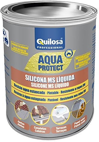 Quilosa MS - Silicone liquido, confezione da 1 kg, colore: bianco