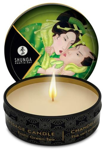 Shunga Mini Candle Massage Green Tea