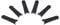 Ufixt Fits Flymo Lawnmower Plastic Cutting Blades (Pack Of 6) Equivalent to FLY014