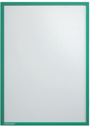 FRANKEN Dokumentenhalter Frame It X-tra!Line, DIN A3, magnetisch, grün, ITSA3M 02
