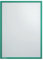 FRANKEN Dokumentenhalter Frame It X-tra!Line, DIN A3, magnetisch, grün, ITSA3M 02