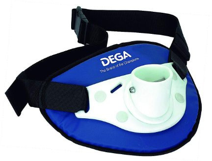 Jenzi DEGA Bauchgurt Deluxe für Ruten, blau