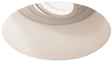 Astro Blanco Round Adjustable Indoor Downlight (Plaster), GU10 LED Lamp, Designed in Britain - 1253005-3 Years Guarantee