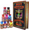 KICKIN' Hot Sauce Challenge Book Of Pleasure & Pain - Set de regalo de 12 botellas de 0,75 onzas - Perfect Premium Gourmet Hot Sauce Set de regalo - ¡Pruébalo si te atreves!