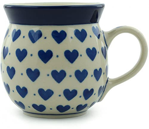 Ceramika Artystyczna Tasse mit Aufschrift Polnische Keramik, 237 ml