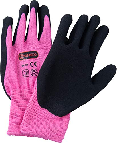 Gartenhandschuh Latex pink Gr. 7