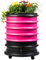 WORMbox | Wurmkomposter Wurmfarm Wurmkiste mit 4 Schalen Fuchsie + Pflanzgefäß | 64 Liter | Regenwurmkomposter, Kompostwürmer produzieren Wurmhumus