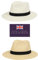 Nicky Adams Countrywear Panama Straw Sun Hat Fedora Style - Lightweight Unisex Beach Hat with UV Protection (Cream with Black Band 58)