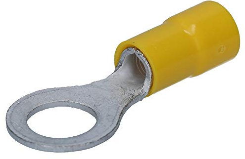 Cembre GF-M8 - 50 capicorda isolati M8 giallo, 4-6 mm², qualità industriale