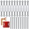 Kit Riparazione Cassetta Elettrica 86 Tipo 10 Set Scatola Elettriche da Muro Riparazione Materiale Elettrico Kit Riparazione Scatola Riparatore Supporto Asta Elettricista Accessori (66-85 mm)