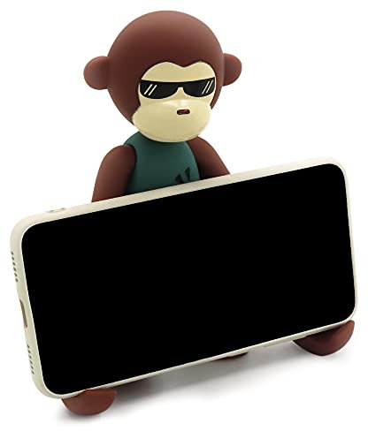 Soyizom Funny Animal Monkey TelefonhalterStand Telefon Unterstützer für alle Telefon Mini Ipad , Winkel einstellbare Cartoon Handy für Smartphones Schreibtisch Tablets Telefonhalter , Grün
