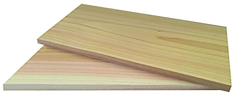 tepro Grillzubehör Grillplanken Zedernholz 2er Set je ca. 30 x 15 x 1,1 cm, 100% natürlichen Ursprungs