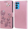 Coque pour Oppo Find X3 Lite 5G Housse,Fonction de Support,Fente pour Carte,Silicone TPU,Flip Étui Case pour Oppo Find X3 Lite 5G(6.42)