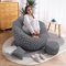 CSstone Bean Bag Sitzkissen Sessel Bodenkissen Aufbewahrungstasche Sitzsack Wohnzimmer Garten (Nur Cover) Bodenkissen Hocker Kinder Sitzsäcke Möbel Kissen Sessel Sofa,Houndstooth