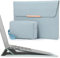 HYZUO 13 Inch Laptop Sleeve with Stand Feature for MacBook Air 13 M4 M3 M2 M1 2025-2018, MacBook Pro 13 M2 M1, 13 iPad Pro/Air, Surface Pro, with Carry Bag, Pale Blue(Smiley)