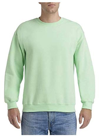 Gildan Mens Fleece Hooded Sweatshirt, Style G18500 Mint Green XX-Large, Mint Green, XX-Large, mint green, XXL
