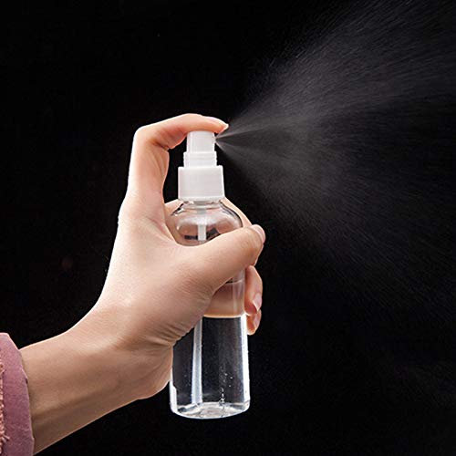 Sprühflasche Klein Zerstäuber Sprayflasche Leer Tragbares Reiseflaschen Set 3 Typ 30ML 50ML 100ML für Flugreisen Outdoor Sportarten zur Aufbewahrung (100)