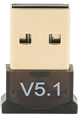Adaptador Bluetooth Inalámbrico USB, Adaptador de Audio Inalámbrico Receptor Bluetooth 5.1 para 7/8.1/10/11, para Linux, sin Instalación de Controlador