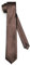 Ladeheid Klassische Herren Krawatte, glänzend, Perfekt für Büro & Festlichkeiten, Vielfältige Farben - Ideal für Geschäftsmeetings, Hochzeiten TMS-8 (150cm x 8cm, Braun)