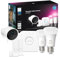 Philips Hue Secure Starter-Set, Hue Secure kabelgebundene Kamera, Hue Kontaktsensoren, Hue E27 White & Color Amb. Lampen, Hue Bridge, Zwei-Wege-Gespräch, per Hue App steuerbar, weiß