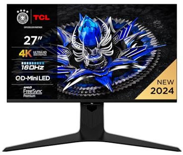 TCL 27R83U, MiniLED-Monitor mit 1100 Zonen und 4K 160 Hz
