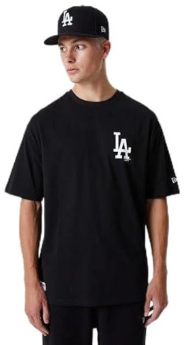 New Era MLB Essentls LC Os Tee Losdod Blkwhi T-Shirts und T-Shirts für Herren, Schwarz, XL