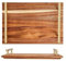 Multifunctional Serving Tray Japanese Acacia Wood Tray Solid Wood Breakfast Tray With Handle Afternoon Tea Snack Tray Retro Dessert Tray Serving Plate(A,S)