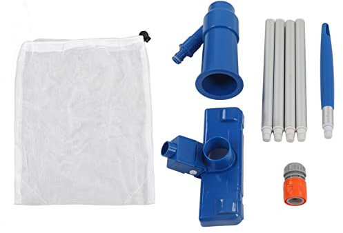 Aspirador de Chorro para Piscina, Aspirador de Piscina Desmontable, recolector de Hojas y desechos a presión de Agua